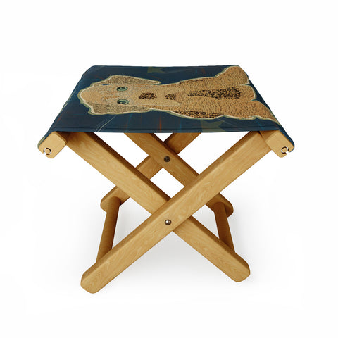 Brian Buckley Boxer Puppy Folding Stool
