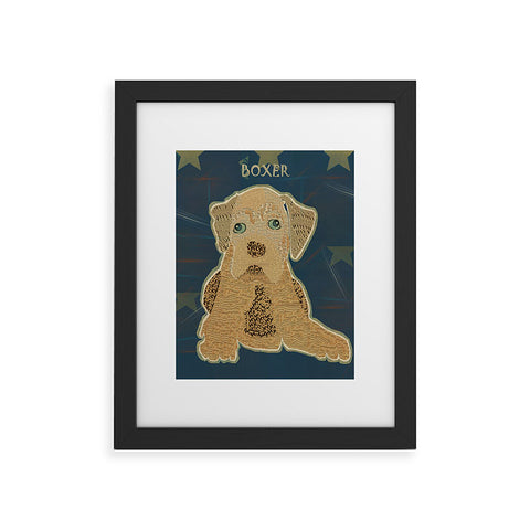 Brian Buckley Boxer Puppy Framed Art Print