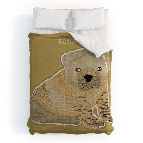 Brian Buckley Bulldog Puppy Comforter