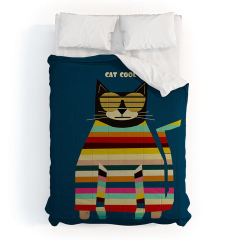Brian Buckley Cat Cool Comforter