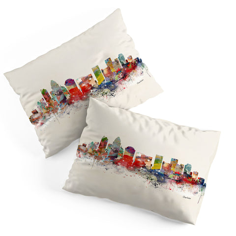 Brian Buckley charlotte city skyline Pillow Shams