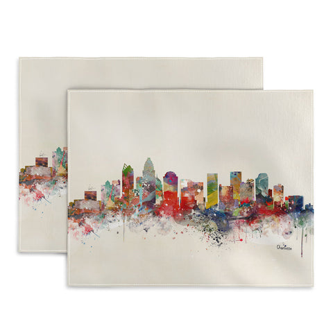Brian Buckley charlotte city skyline Placemat