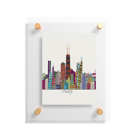 Brian Buckley Chicago City Floating Acrylic Print