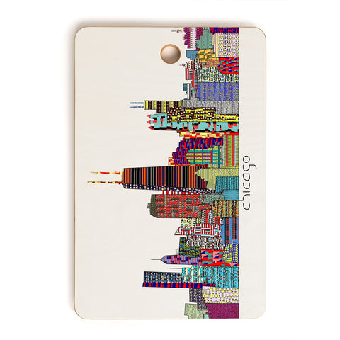 Brian Buckley Chicago City Cutting Board Rectangle