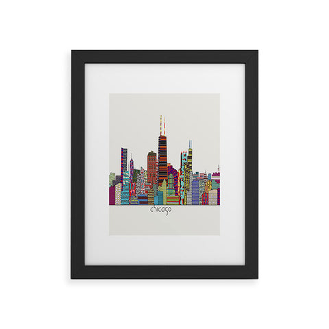 Brian Buckley Chicago City Framed Art Print