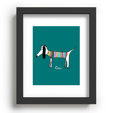 Brian Buckley Chien Vert Recessed Framing Rectangle