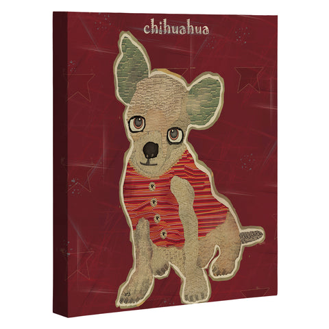 Brian Buckley Chihuahua Puppy Art Canvas