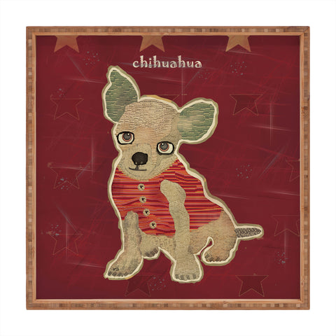 Brian Buckley Chihuahua Puppy Square Tray