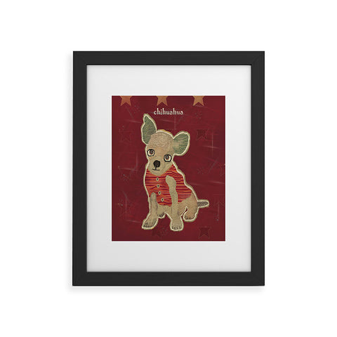 Brian Buckley Chihuahua Puppy Framed Art Print