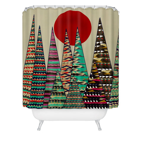 Brian Buckley Cinnamon Moon Shower Curtain