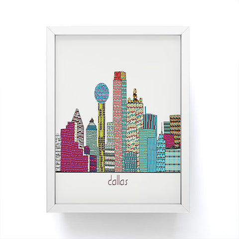 Brian Buckley Dallas City Framed Mini Art Print