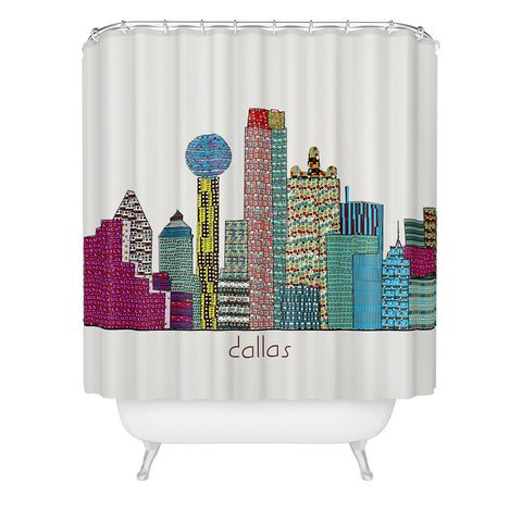 Brian Buckley Dallas City Shower Curtain