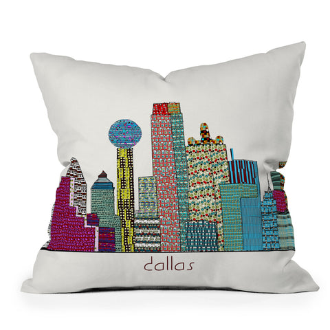 Brian Buckley Dallas City Throw Pillow