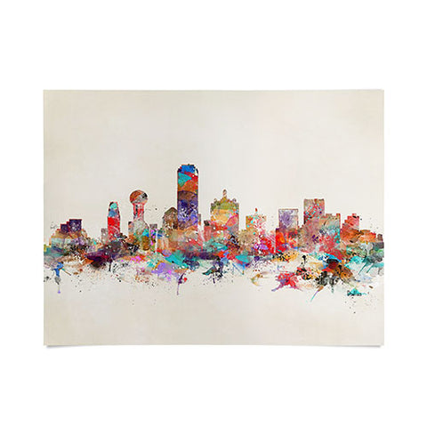 Brian Buckley dallas texas skyline Poster