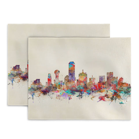 Brian Buckley dallas texas skyline Placemat