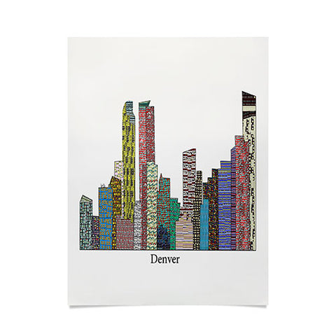 Brian Buckley Denver City Poster