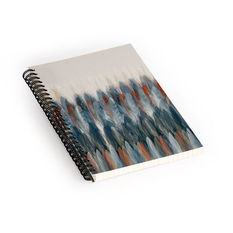 Brian Buckley feather moon Spiral Notebook