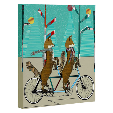 Brian Buckley Foxy Days Lets Tandem Art Canvas