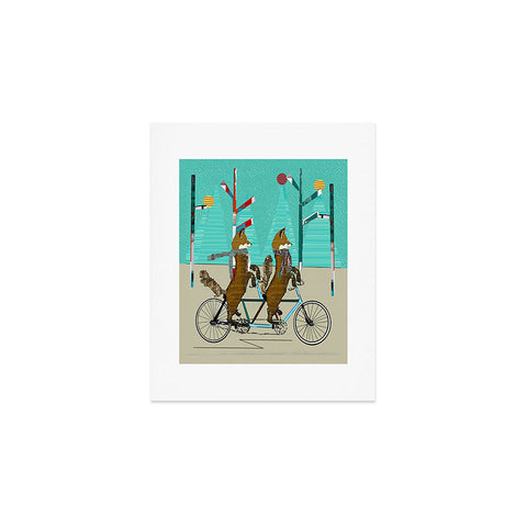 Brian Buckley Foxy Days Lets Tandem Art Print