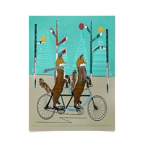Brian Buckley Foxy Days Lets Tandem Poster