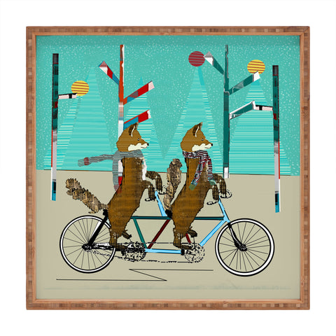 Brian Buckley Foxy Days Lets Tandem Square Tray