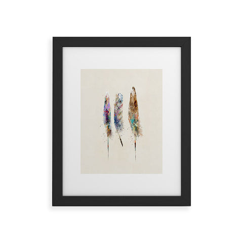 Brian Buckley free feathers Framed Art Print