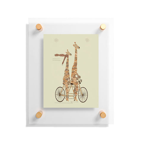 Brian Buckley Giraffes Days Floating Acrylic Print