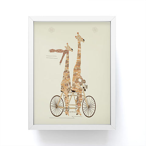 Brian Buckley Giraffes Days Framed Mini Art Print