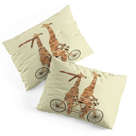 Brian Buckley Giraffes Days Pillow Shams