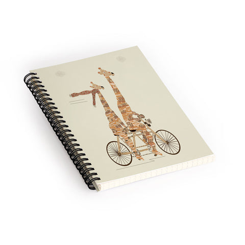 Brian Buckley Giraffes Days Spiral Notebook