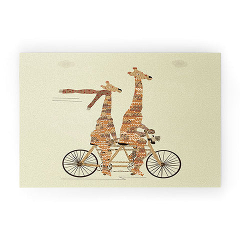 Brian Buckley Giraffes Days Welcome Mat