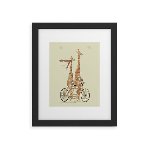 Brian Buckley Giraffes Days Framed Art Print