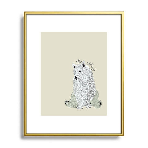 Brian Buckley Grizzly Bear Metal Framed Art Print