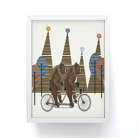 Brian Buckley Grizzly Days Lets Tandem Framed Mini Art Print