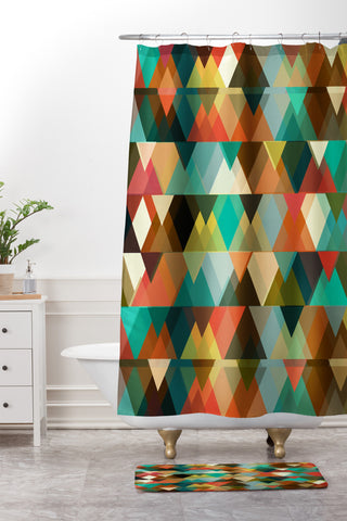 Brian Buckley Habitat Shower Curtain And Mat