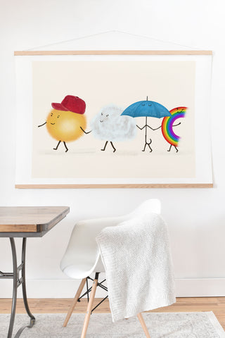 Brian Buckley happy days I Art Print And Hanger
