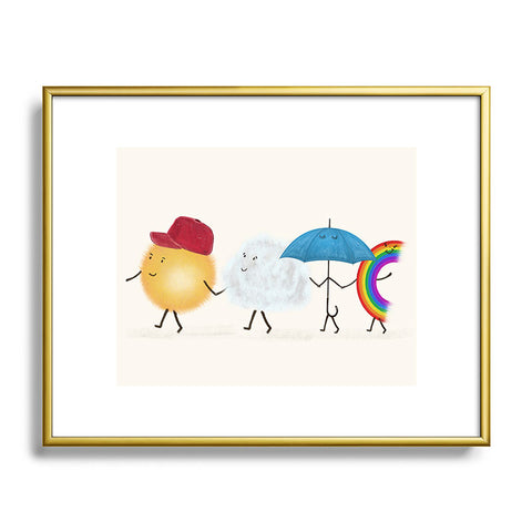 Brian Buckley happy days I Metal Framed Art Print