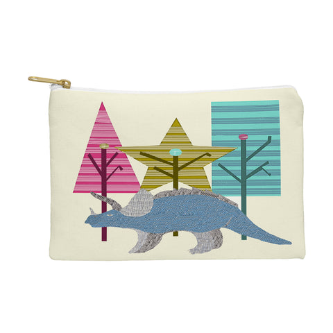 Brian Buckley Happy Trees Triceratops Pouch