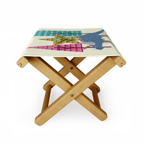 Brian Buckley Happy Trees Triceratops Folding Stool