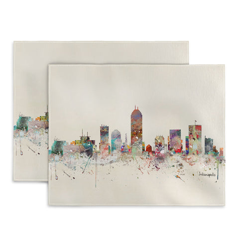 Brian Buckley indianapolis indiana skyline Placemat