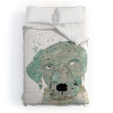 Brian Buckley Labrador Graffiti Comforter