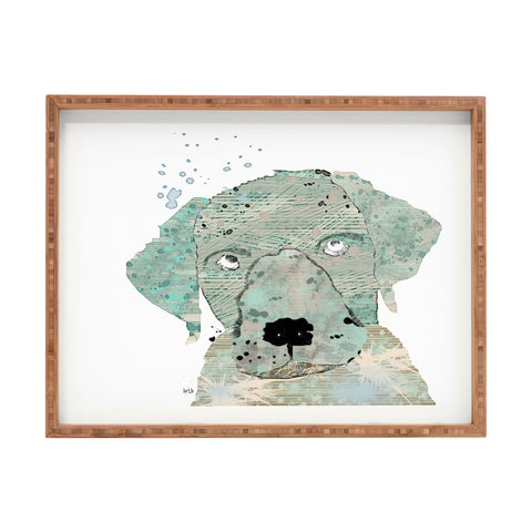 Brian Buckley Labrador Graffiti Rectangular Tray