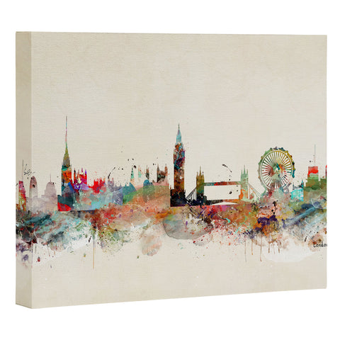 Brian Buckley london city skyline Art Canvas