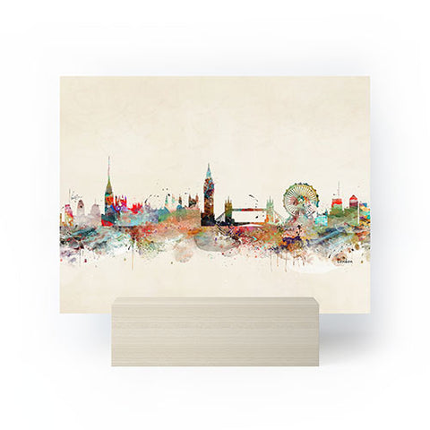 Brian Buckley london city skyline Mini Art Print