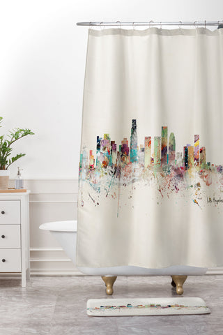 Brian Buckley los angeles california Shower Curtain And Mat
