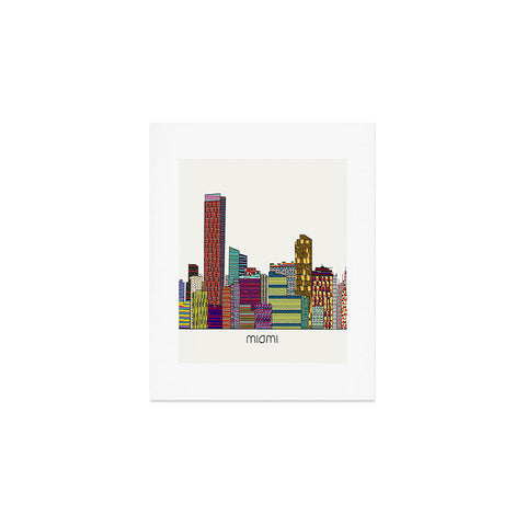 Brian Buckley Miami City Art Print