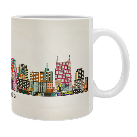 Brian Buckley nashville city skyline Coffee Mug
