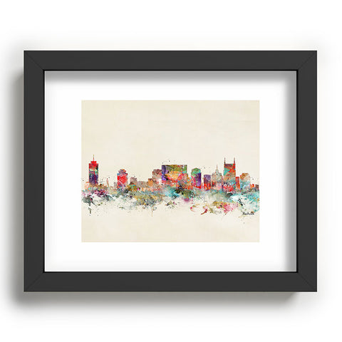 Brian Buckley nashville tennessee skyline Recessed Framing Rectangle