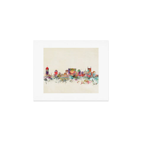 Brian Buckley nashville tennessee skyline Art Print