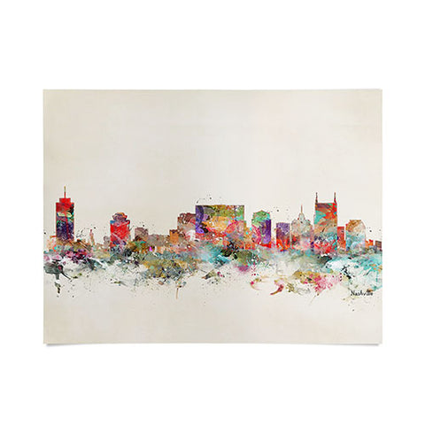 Brian Buckley nashville tennessee skyline Poster